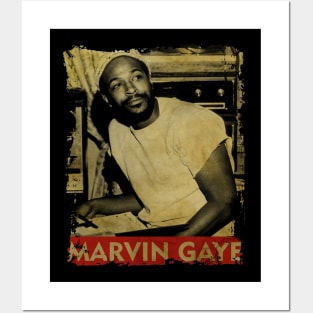 TEXTURE ART-Marvin Gaye - RETRO STYLE Posters and Art